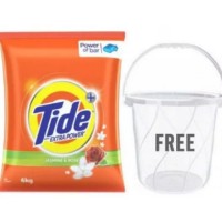 Tide Plus Double Power Jasmine & Rose 6kg + 1 Bucket@299 FREE