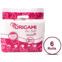 Origami So Soft Toilet Tissue Rolls- 6-in-1 Pack