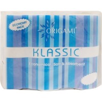 Origami Klassic Economical, Soft & Absorbent, 180Pulls*2ply*6Rolls, 1Pc