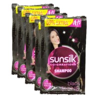 Sunsilk Black Shine Shampoo Sachet (Pack of 10)