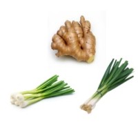 Fresh Ginger, Green Garlic & Spring Onion, Each 100g